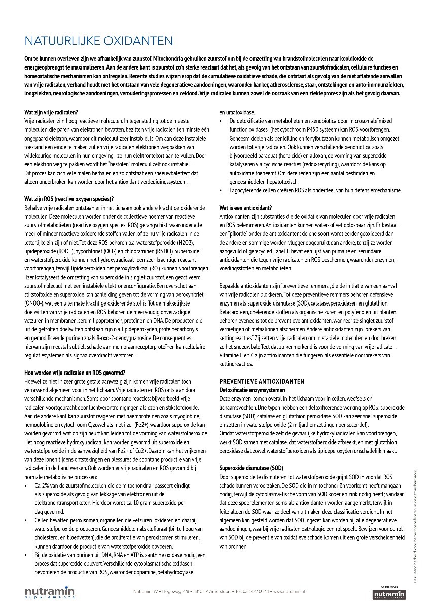 Natuurlijke antioxidanten