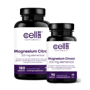 CellCare Supplements Magnesium Citraat 200 mg